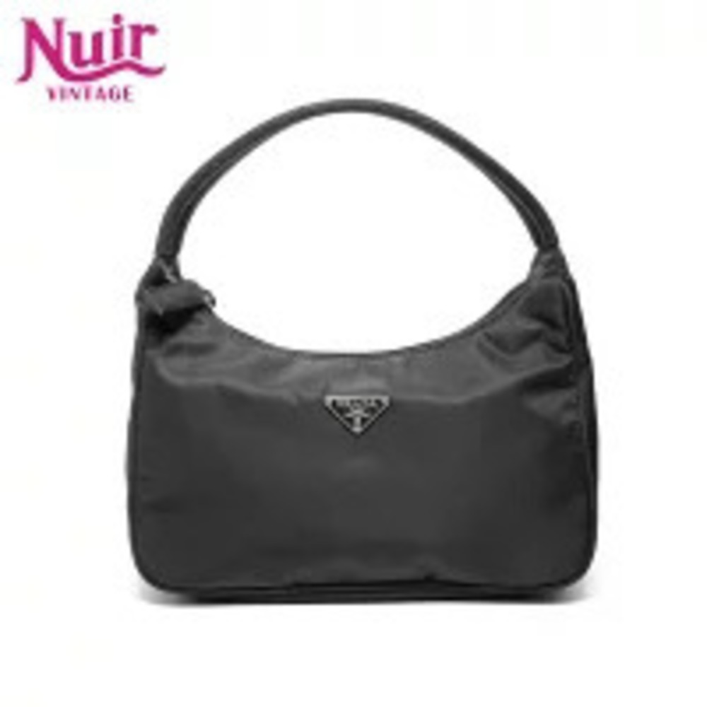 Prada Hobo Handbag Black